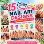 Classy lavender floral almond nail art design for summer nails 2026.