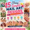 Classy lavender floral almond nail art design for summer nails 2026.